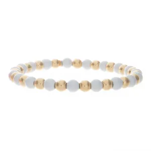 18k Yellow Gold Beaded Bracelet