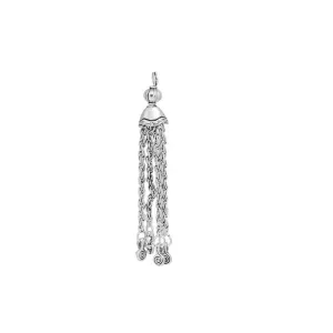 2 Pcs Tibetan Silver TASSEL WITH SPIRALS 73mm x 12mm Charms Pendants, Lead & Nickel Free Metal Charms Pendants Beads