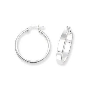 Acotis Silver Hoop Earrings G5555