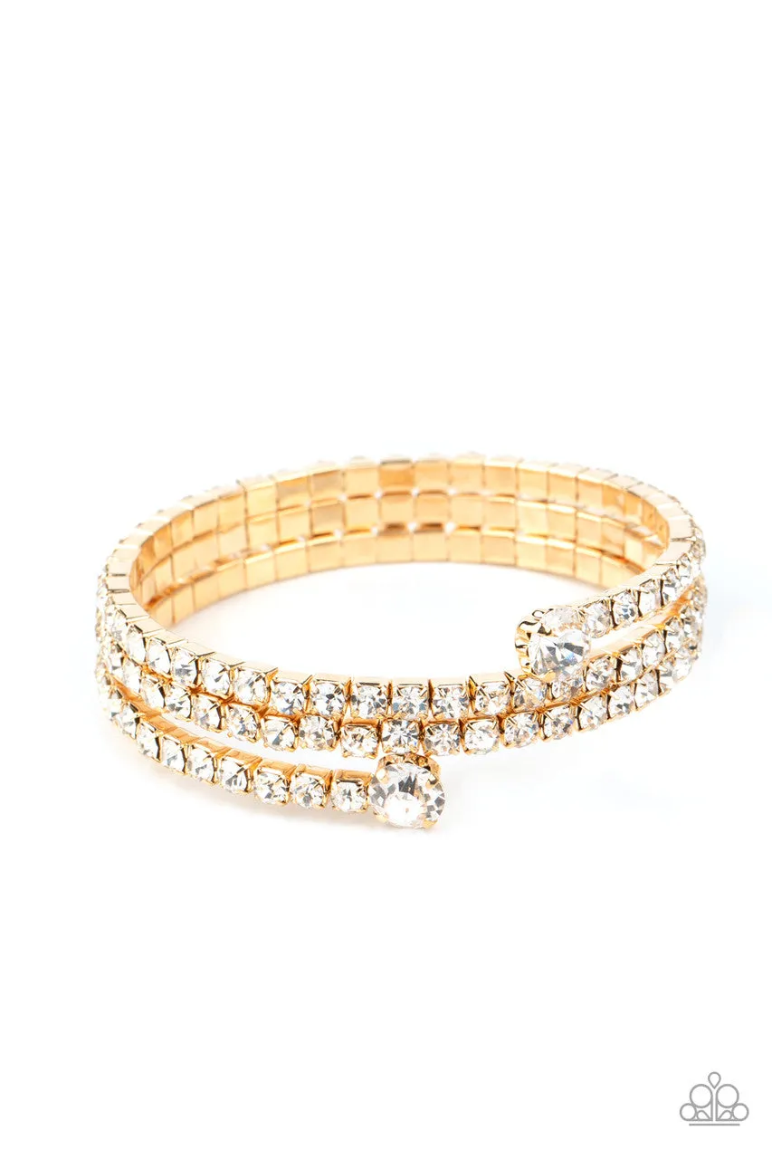 After Party Princess Gold Paparazzi Bracelet