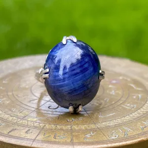 Antique Cabochon Sapphire Ring