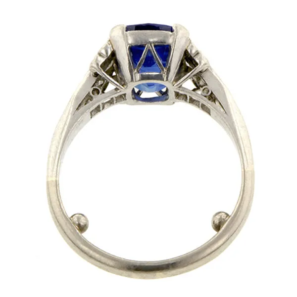 Art Deco Sapphire & Diamond Ring