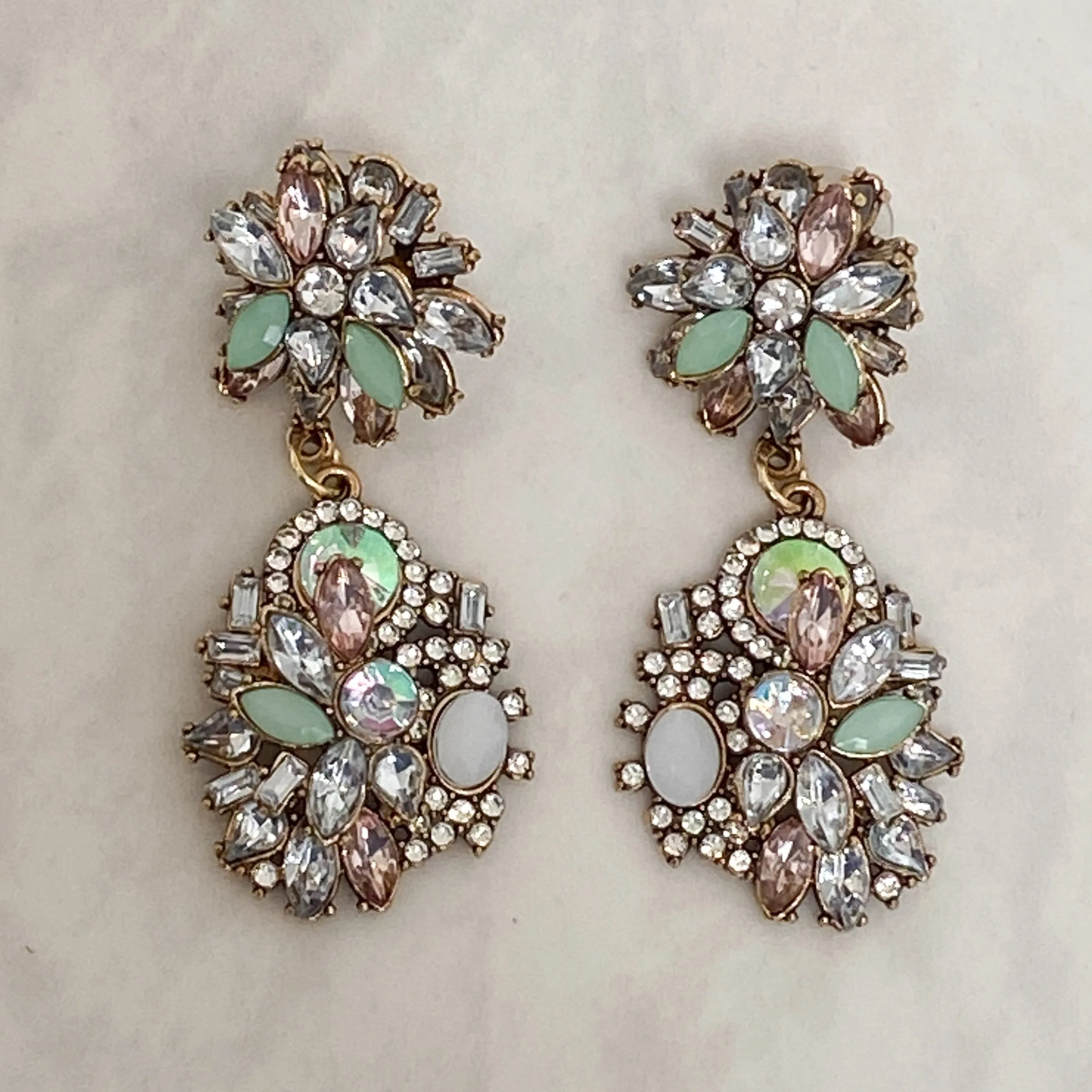 ASHA Pastel Rhinestone Earrings