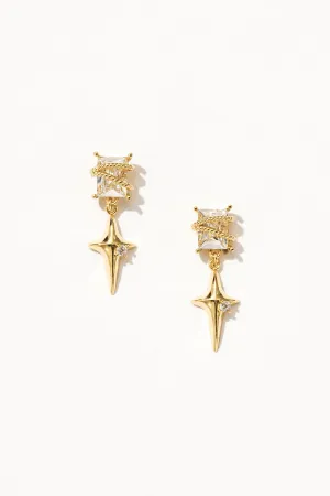 Astra 14K Gold Drop Earrings