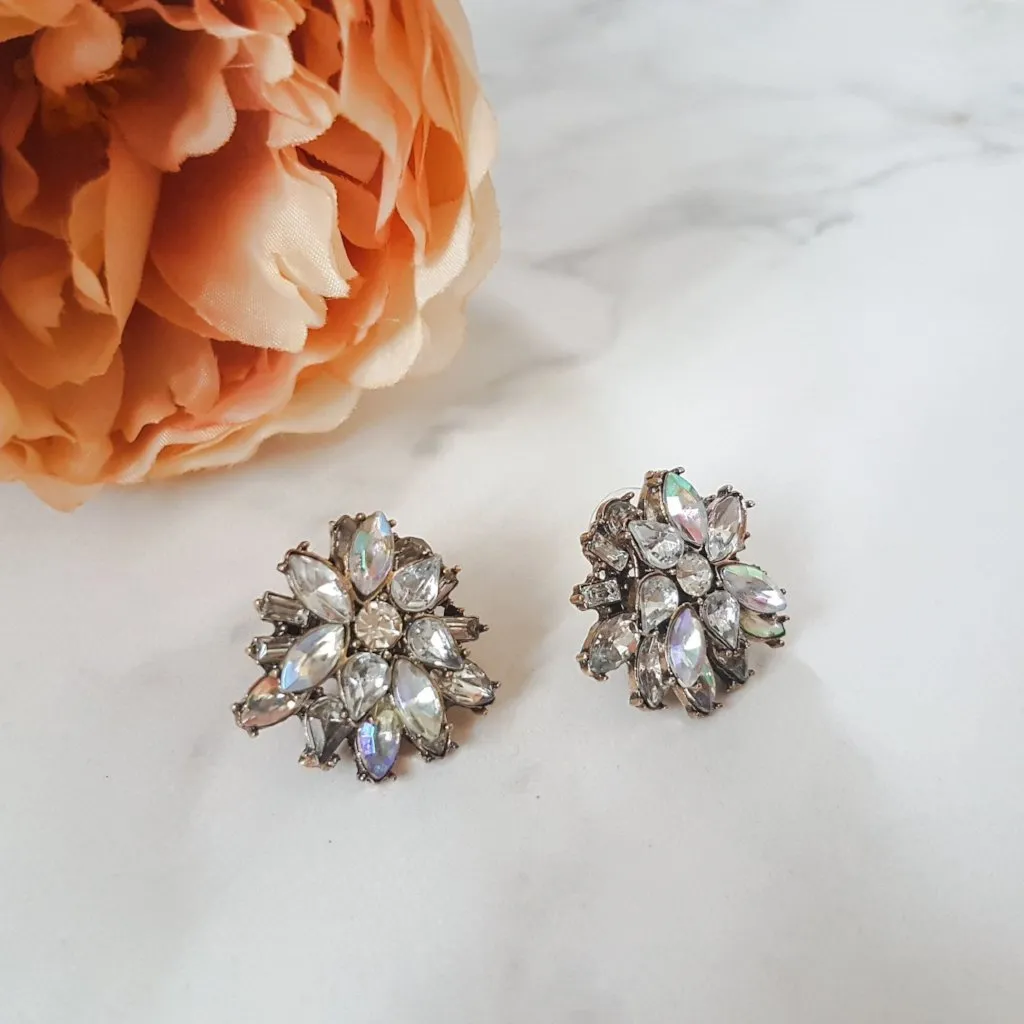 AYVA Rhinestone Stud Earrings