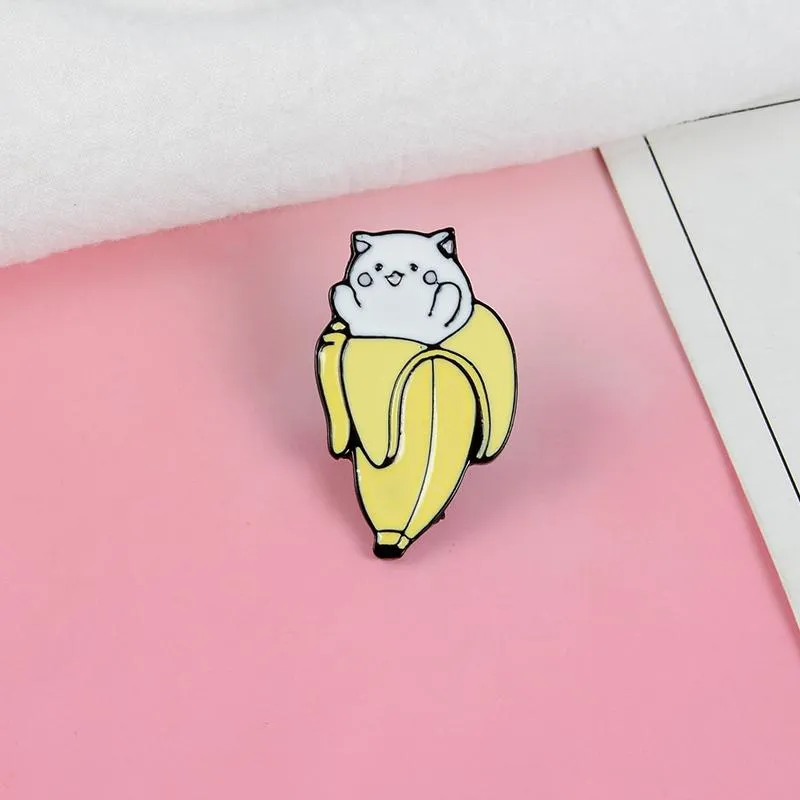 Banana Cat Pin