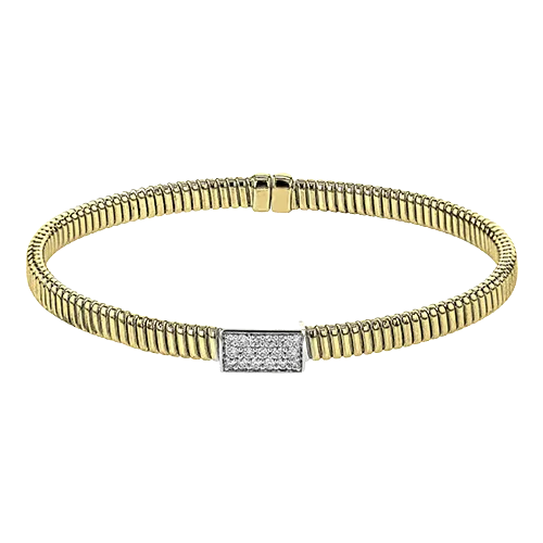 Bangle in 18K Gold with Diamonds