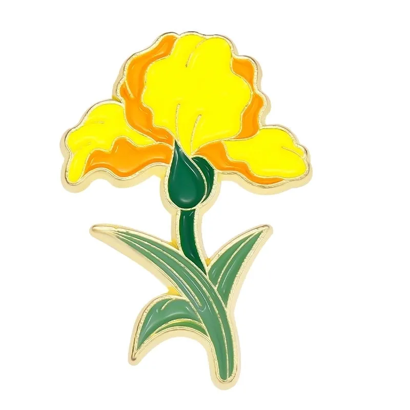 Basic Pin Flower Alloy Enamel Women'S Brooches