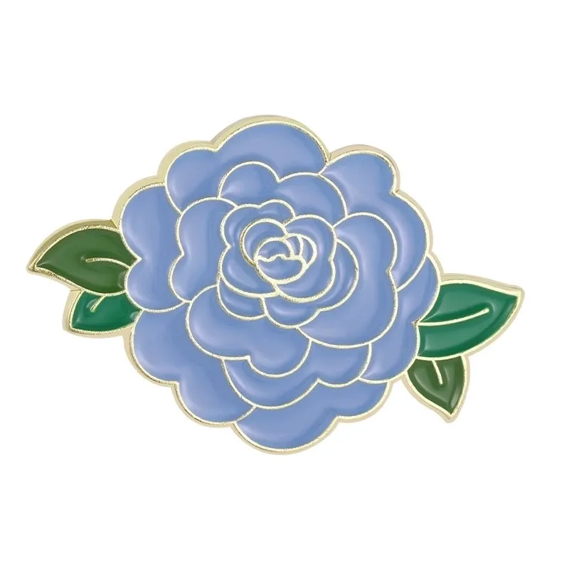 Basic Pin Flower Alloy Enamel Women'S Brooches