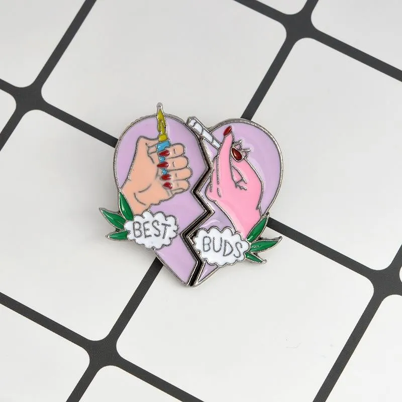 Best Buds Enamel Pins