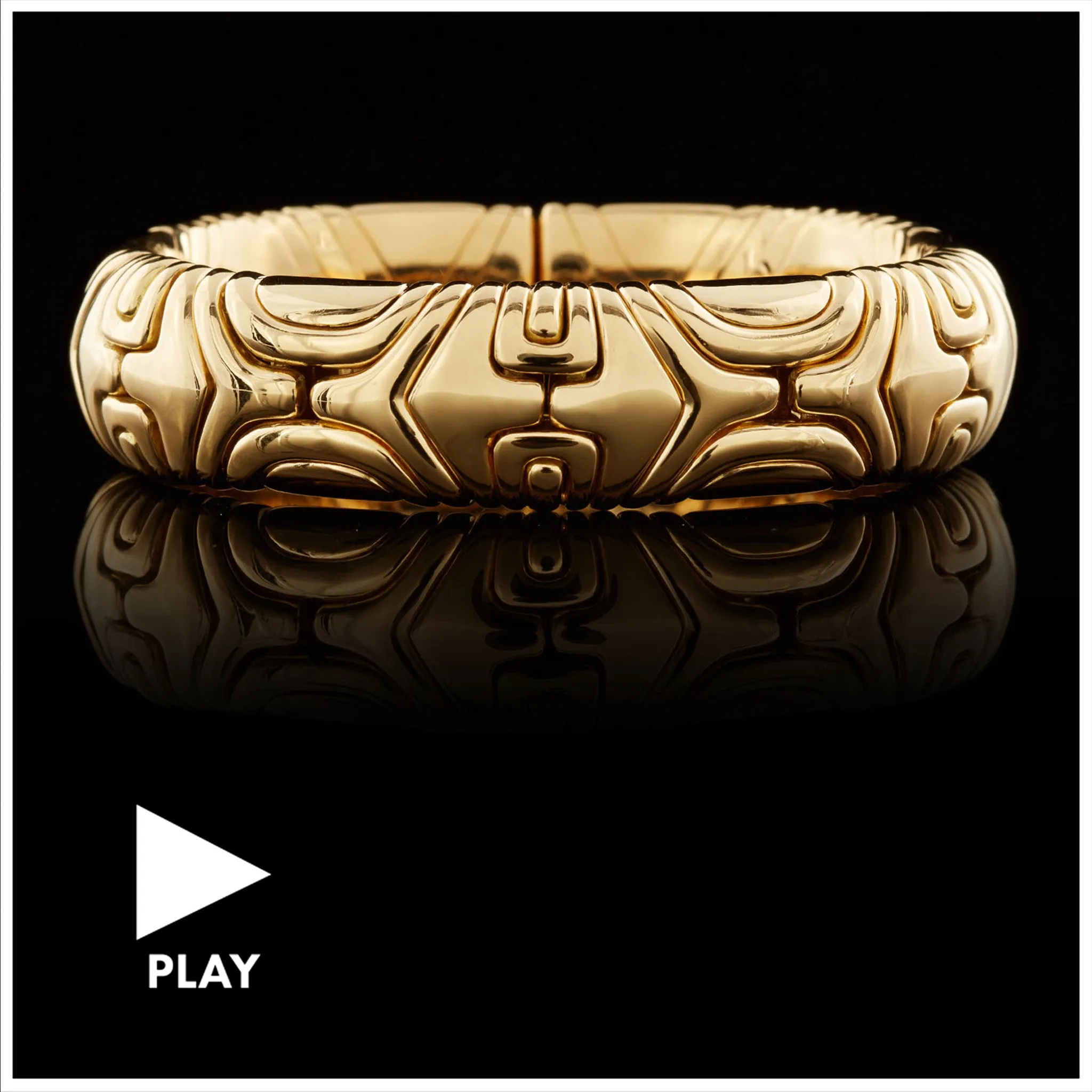 Bulgari Alveare 18Kt Gold Bracelet, Circa 1988