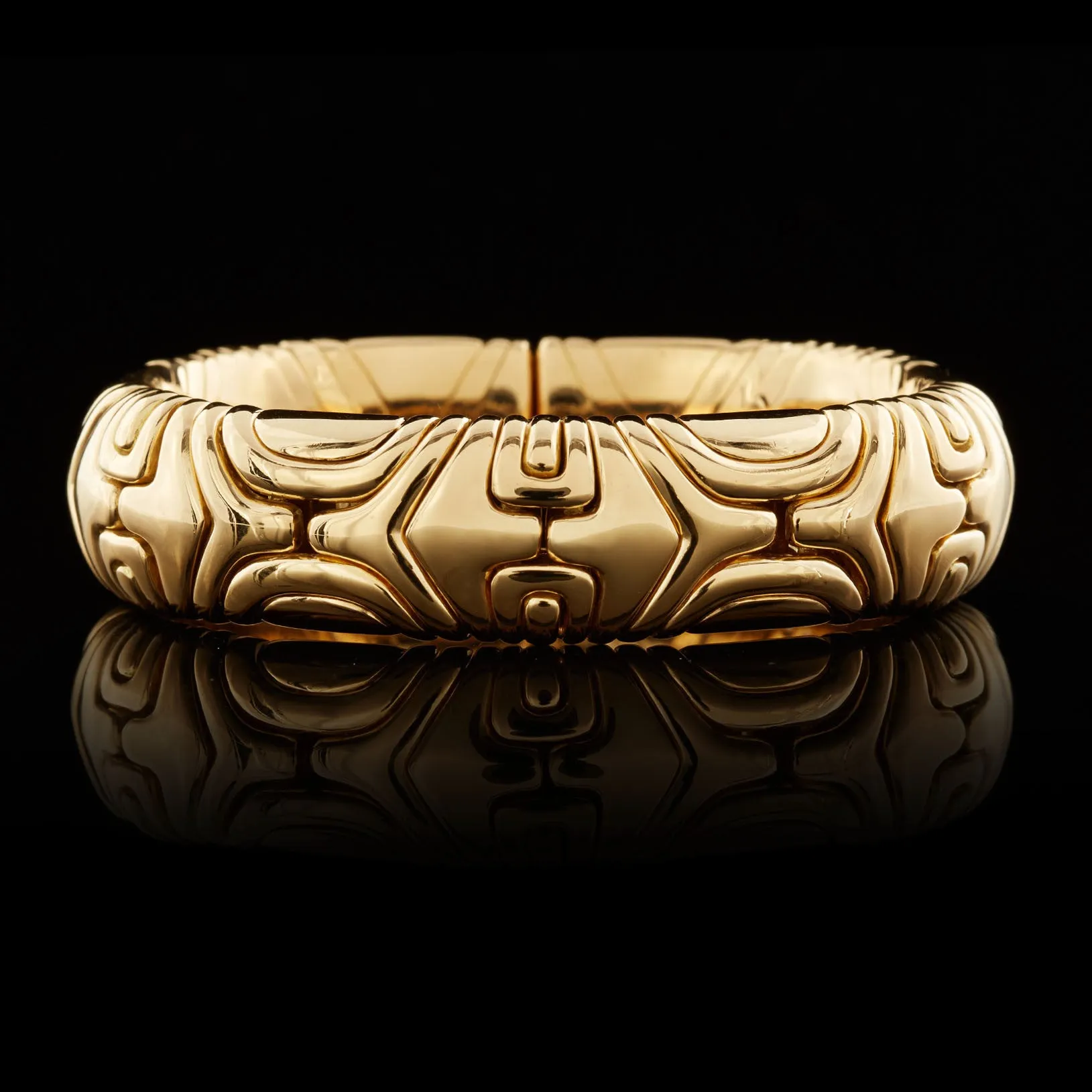 Bulgari Alveare 18Kt Gold Bracelet, Circa 1988