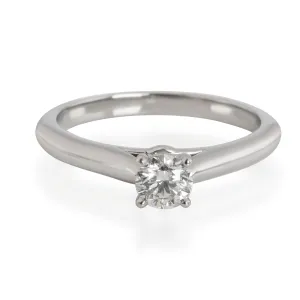 Cartier 1895 Diamond Engagement Ring in Platinum E VVS2 0.25 CTW