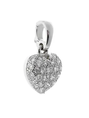 Cartier Diamond Heart Pendant Necklace