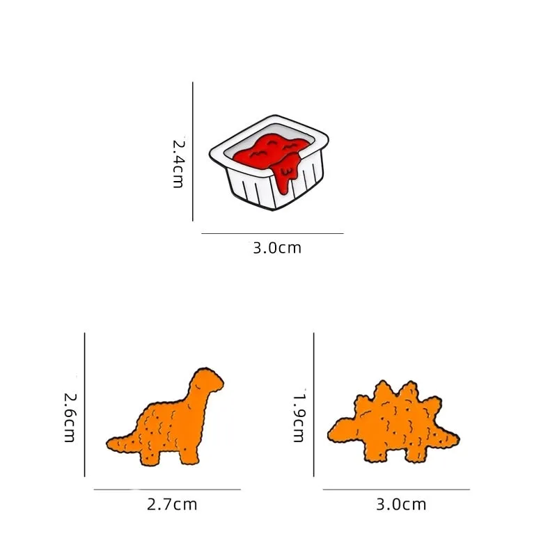 Cartoon Pin Animal Zinc Alloy Enamel Unisex Brooches