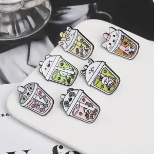 Cartoon Style Pin Animal Alloy Enamel Women'S Brooches