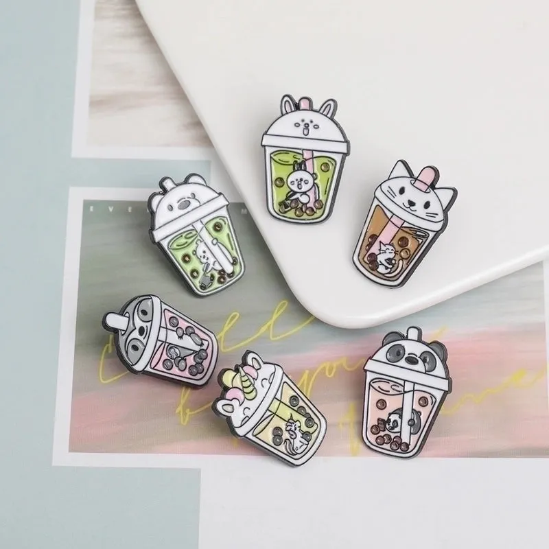 Cartoon Style Pin Animal Alloy Enamel Women'S Brooches