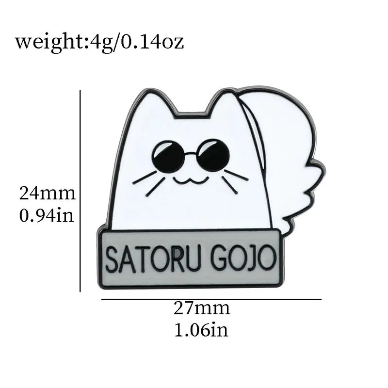 Cartoon Style Pin Cat Alloy Enamel Women's Brooches