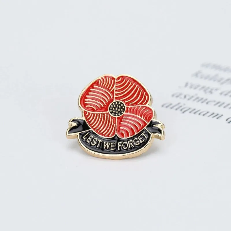 Cartoon Style Pin Flower Alloy Enamel Plating Unisex Brooches