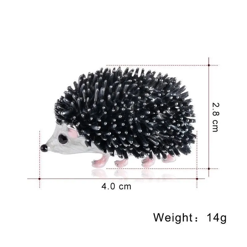 Cartoon Style Pin Hedgehog Animal Alloy Enamel Kid'S Brooches