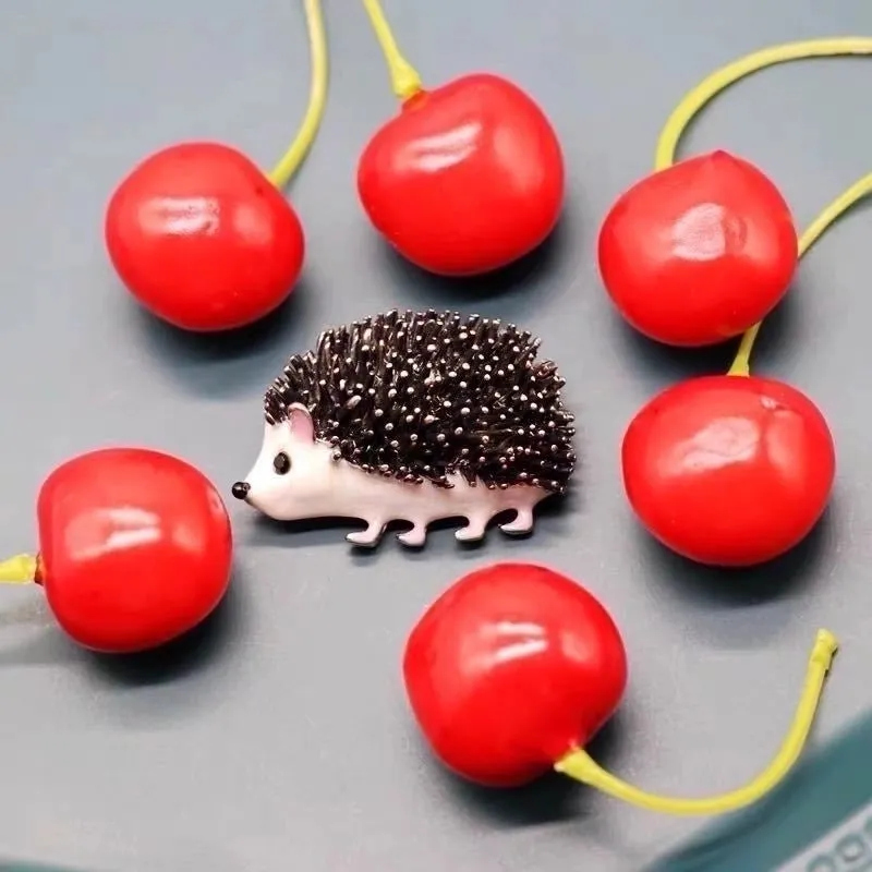 Cartoon Style Pin Hedgehog Animal Alloy Enamel Kid'S Brooches