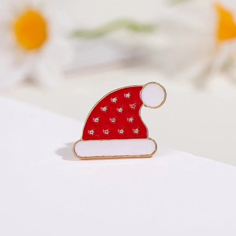 Cartoon Style Santa Claus Alloy Enamel Unisex Brooches