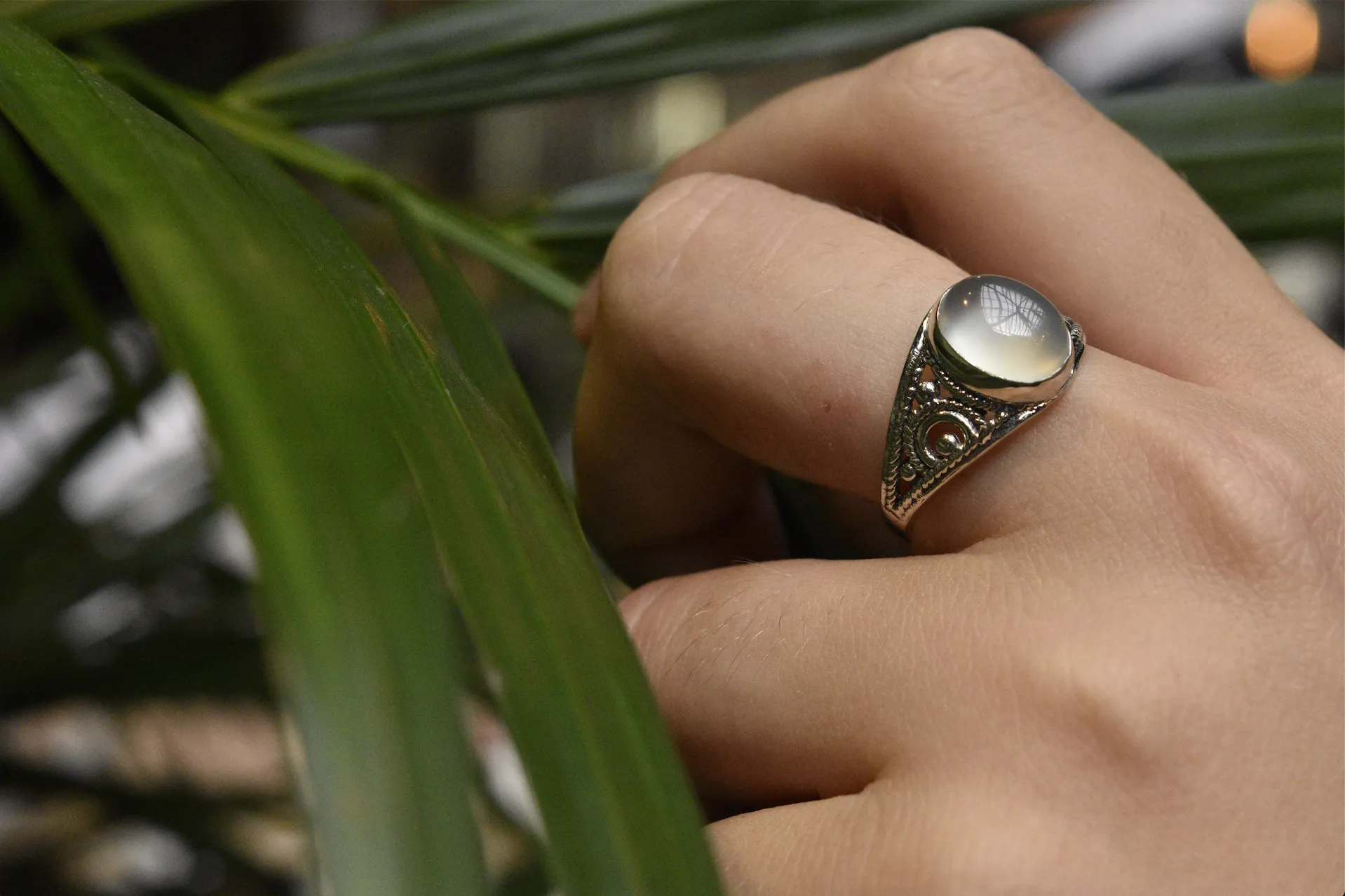 Chalcedony Calissia Ring