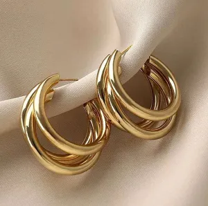 Chunky Gold Earrings