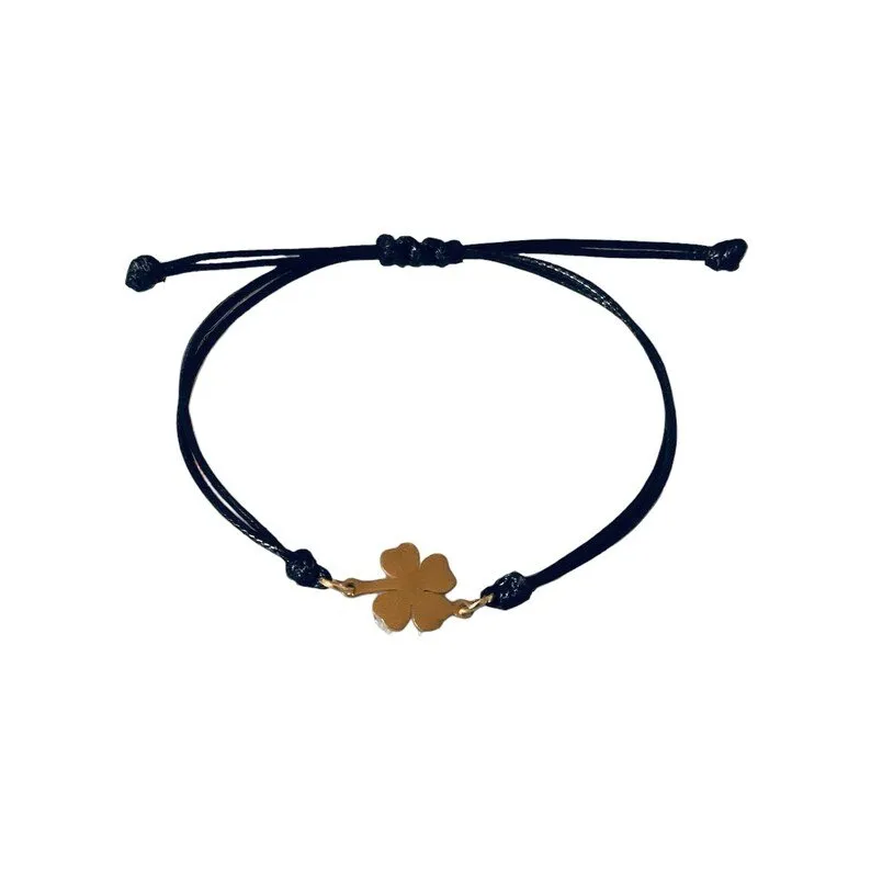 Clover Women's Bracelet in Gold Stainless Steel | Women's Bracelet | Golden Bracelet | Gift Jewelry | Lucky Charm