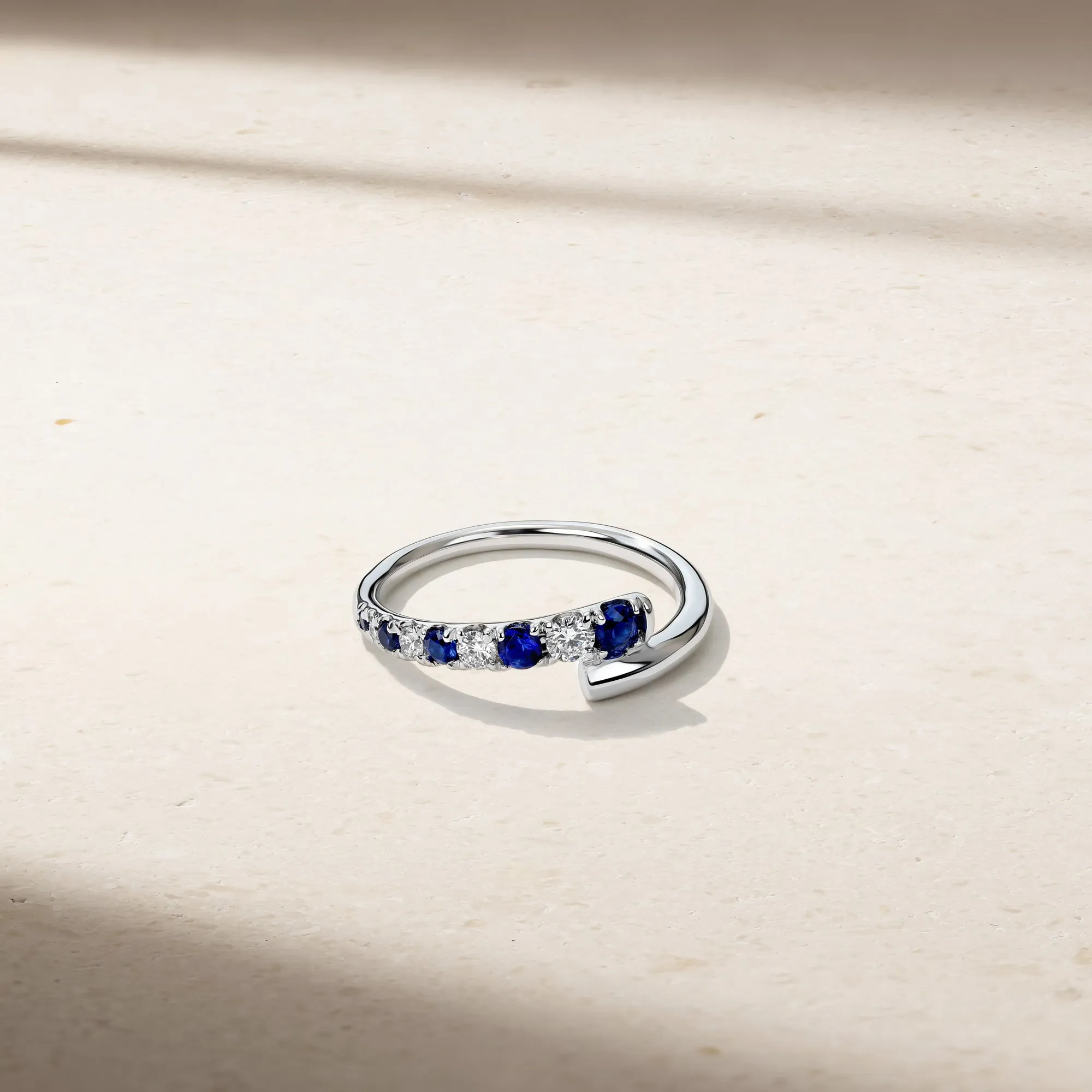 Coil Sapphire Ring