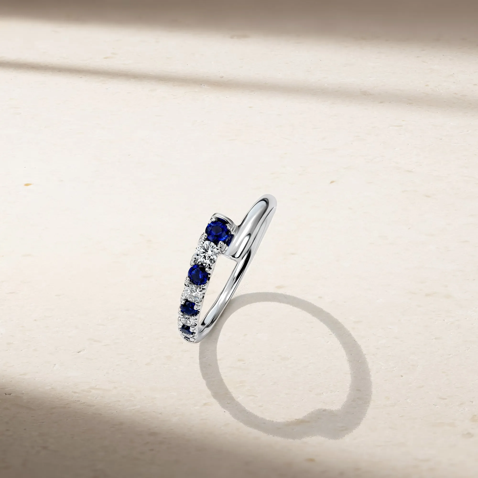 Coil Sapphire Ring