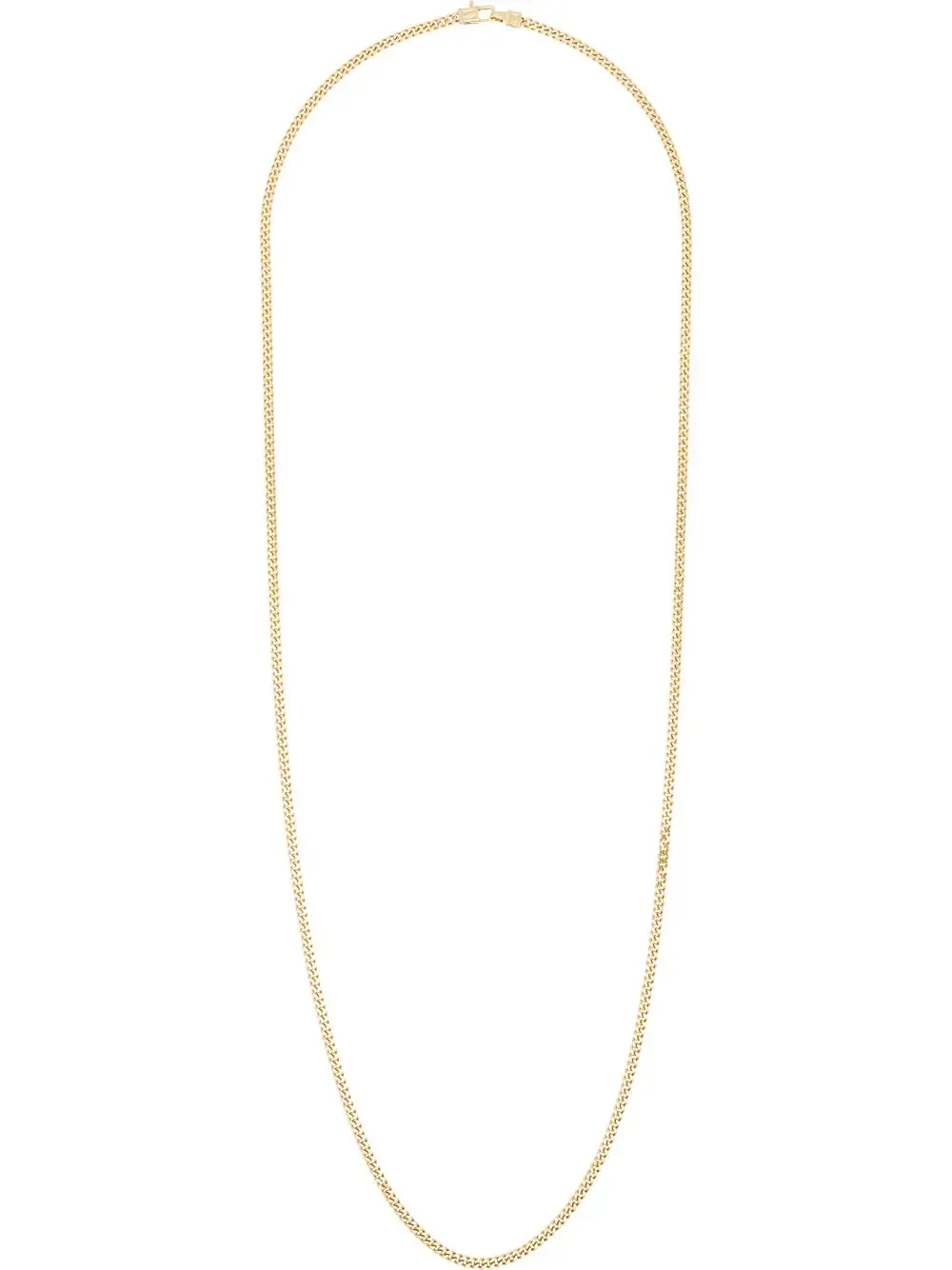 Curb Chain M Gold 925 Sterling Necklace