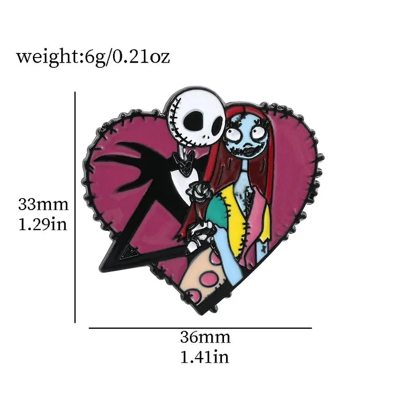 Cute Cartoon Character Alloy Enamel Unisex Brooches