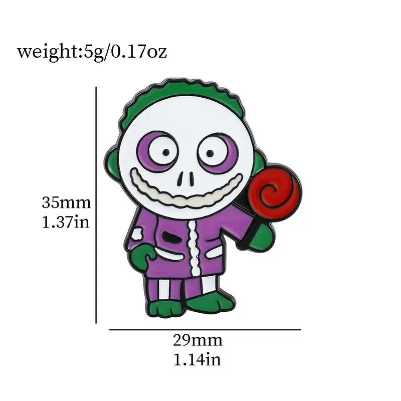 Cute Cartoon Character Alloy Enamel Unisex Brooches