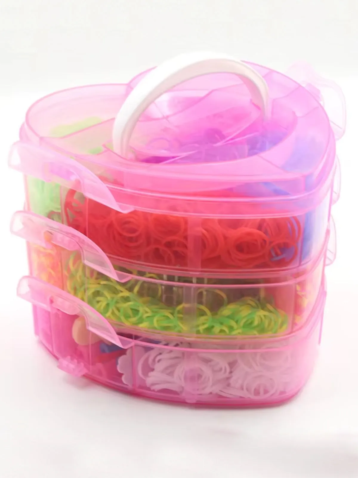 DIY Rubber Loom Bands Heart Box Set