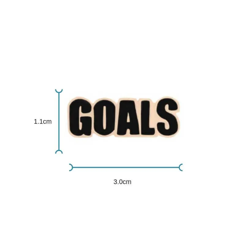 Enamel Goals Statement Pin