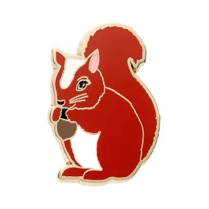 Erstwilder x Fleur Harris - Cheeky Squirrel Enamel Pin