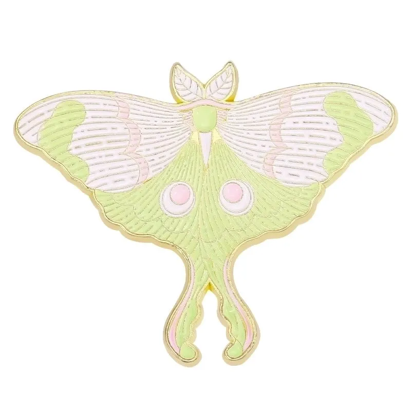 Fashion Pin Butterfly Alloy Enamel Stoving Varnish Women'S Brooches