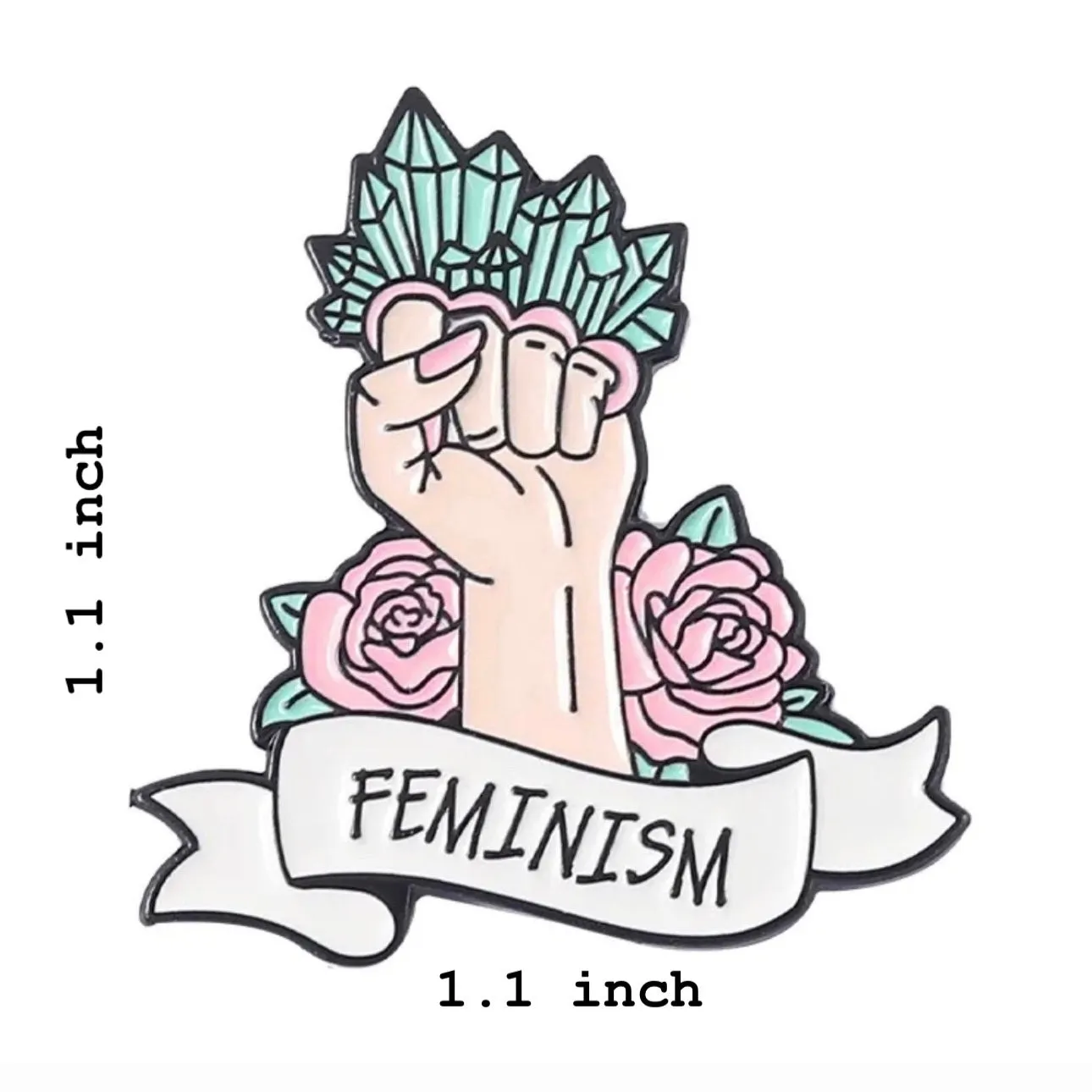 Feminism Brooch Enamel Pin