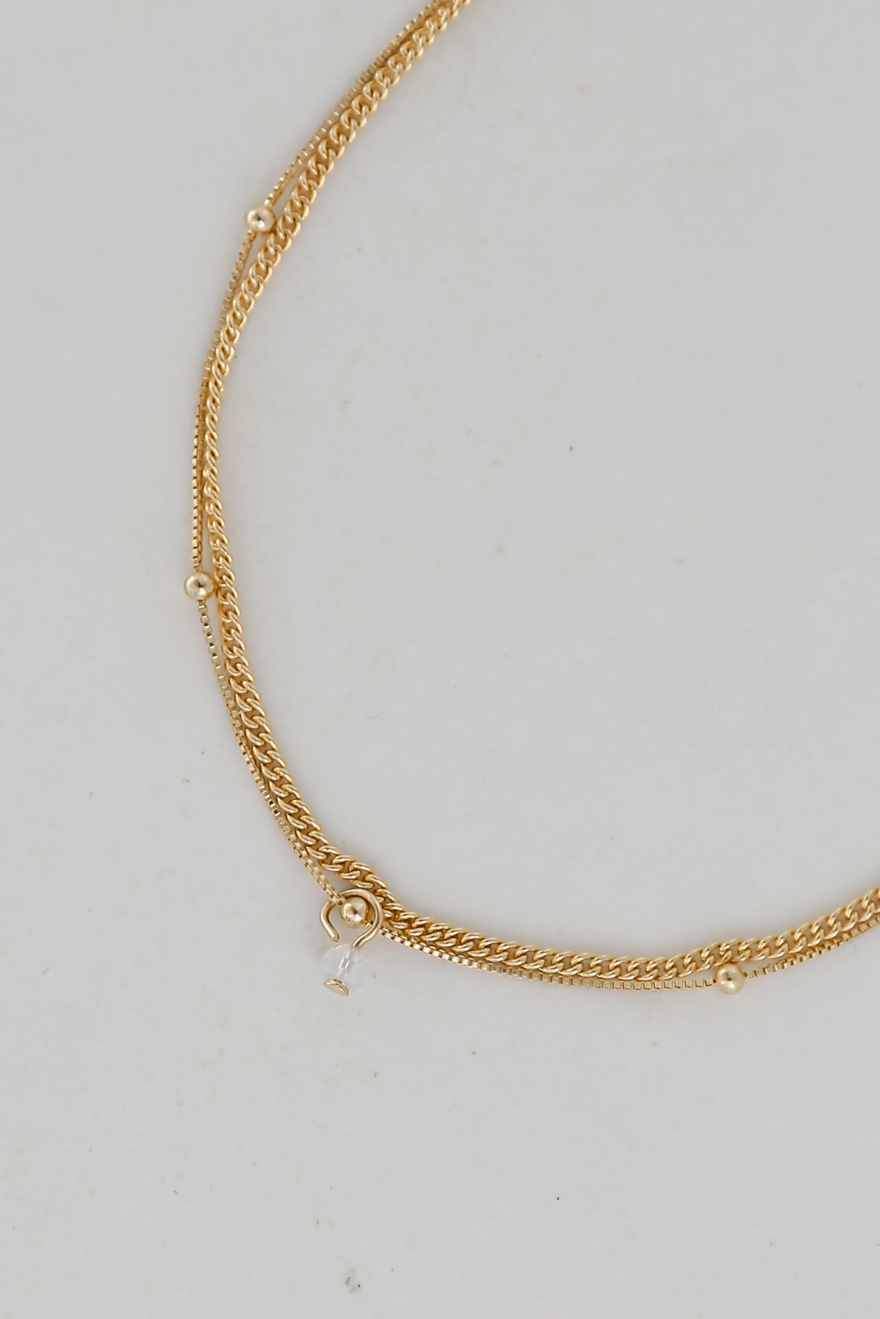 FINAL SALE - Eleanor Gold Layered Chain Bracelet