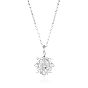 GEORGINI ICONIC BRIDAL ELOISE PENDANT SILVER