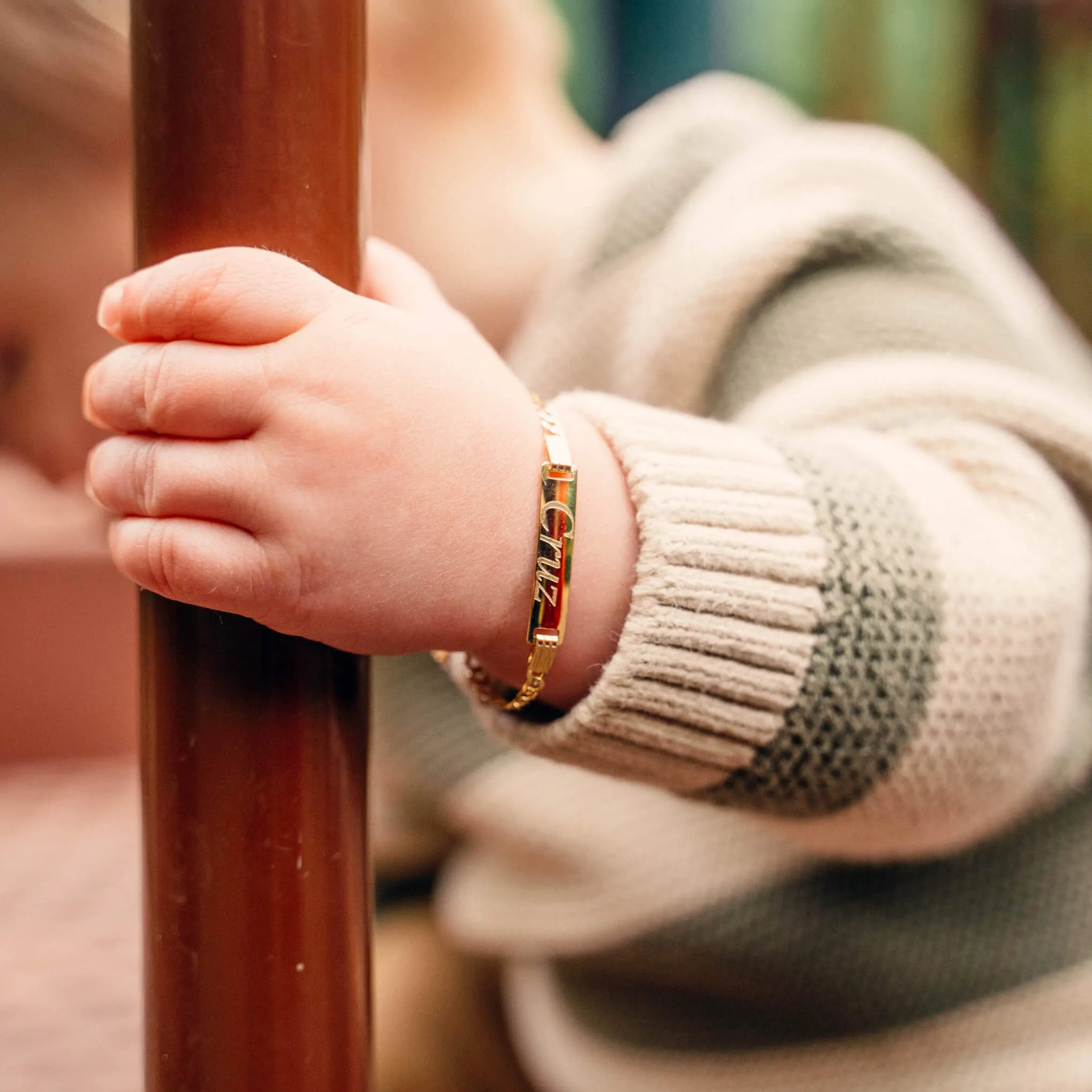 Gold Baby ID Bracelets