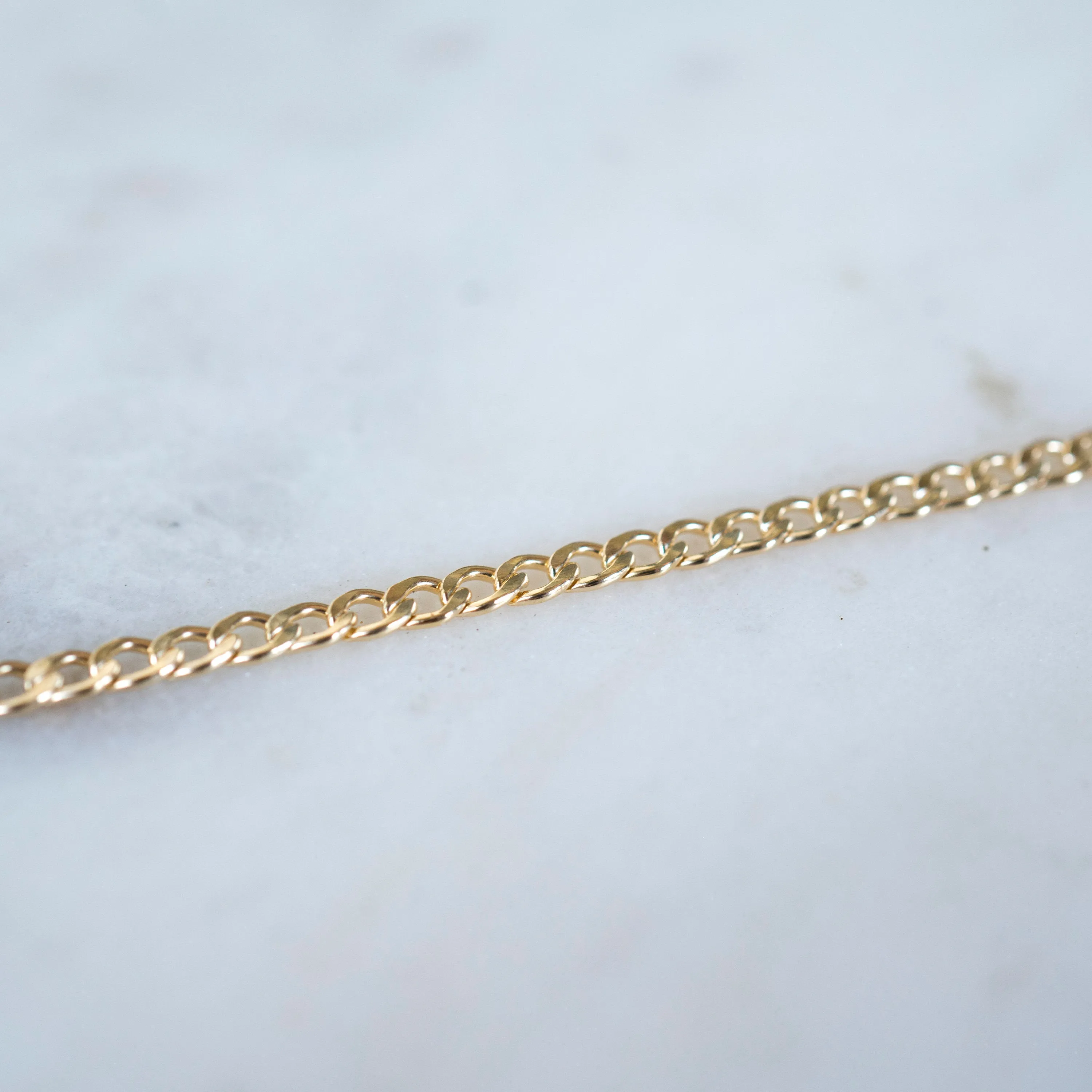 Gold Filled Curb Link Bracelet