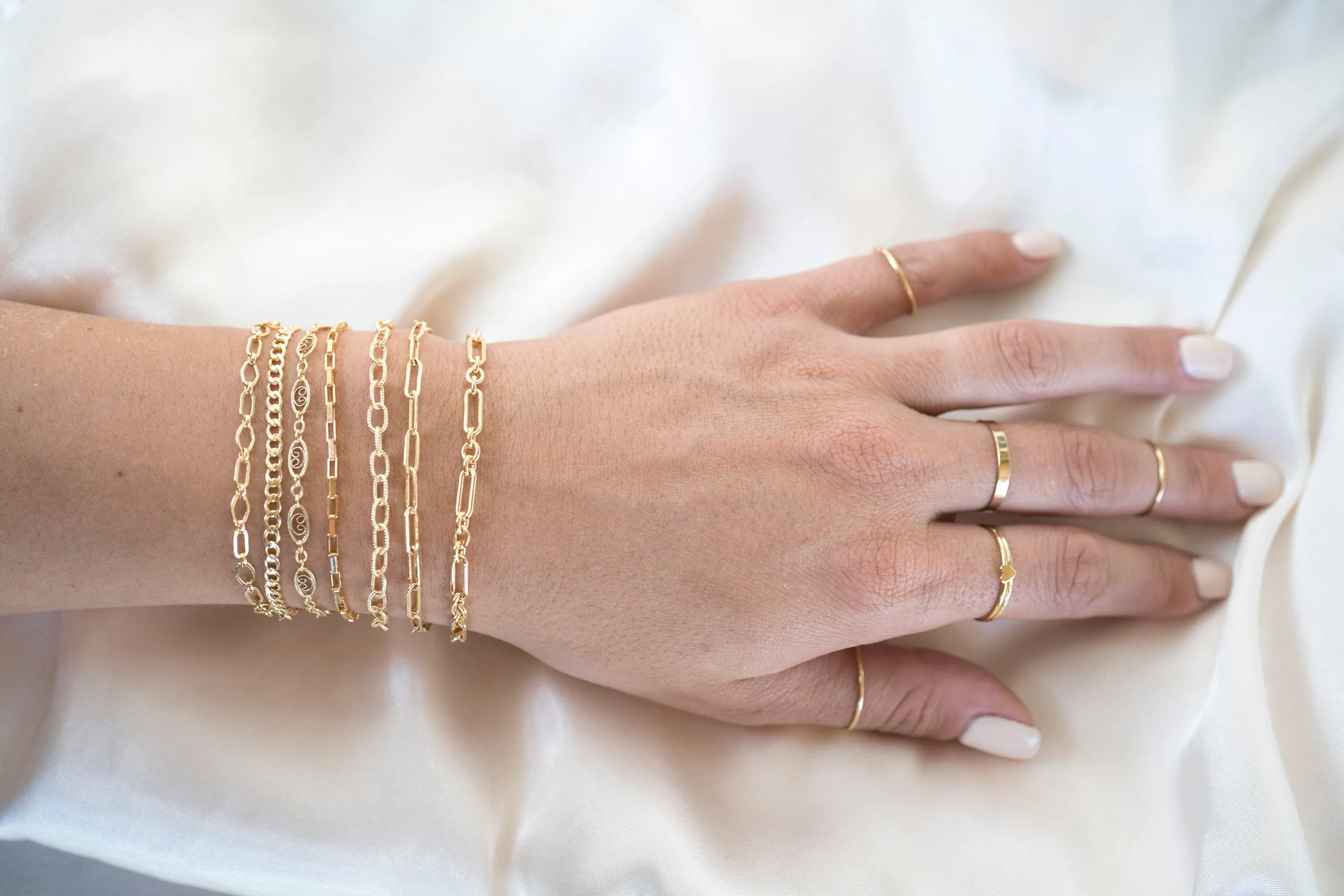 Gold Filled Curb Link Bracelet