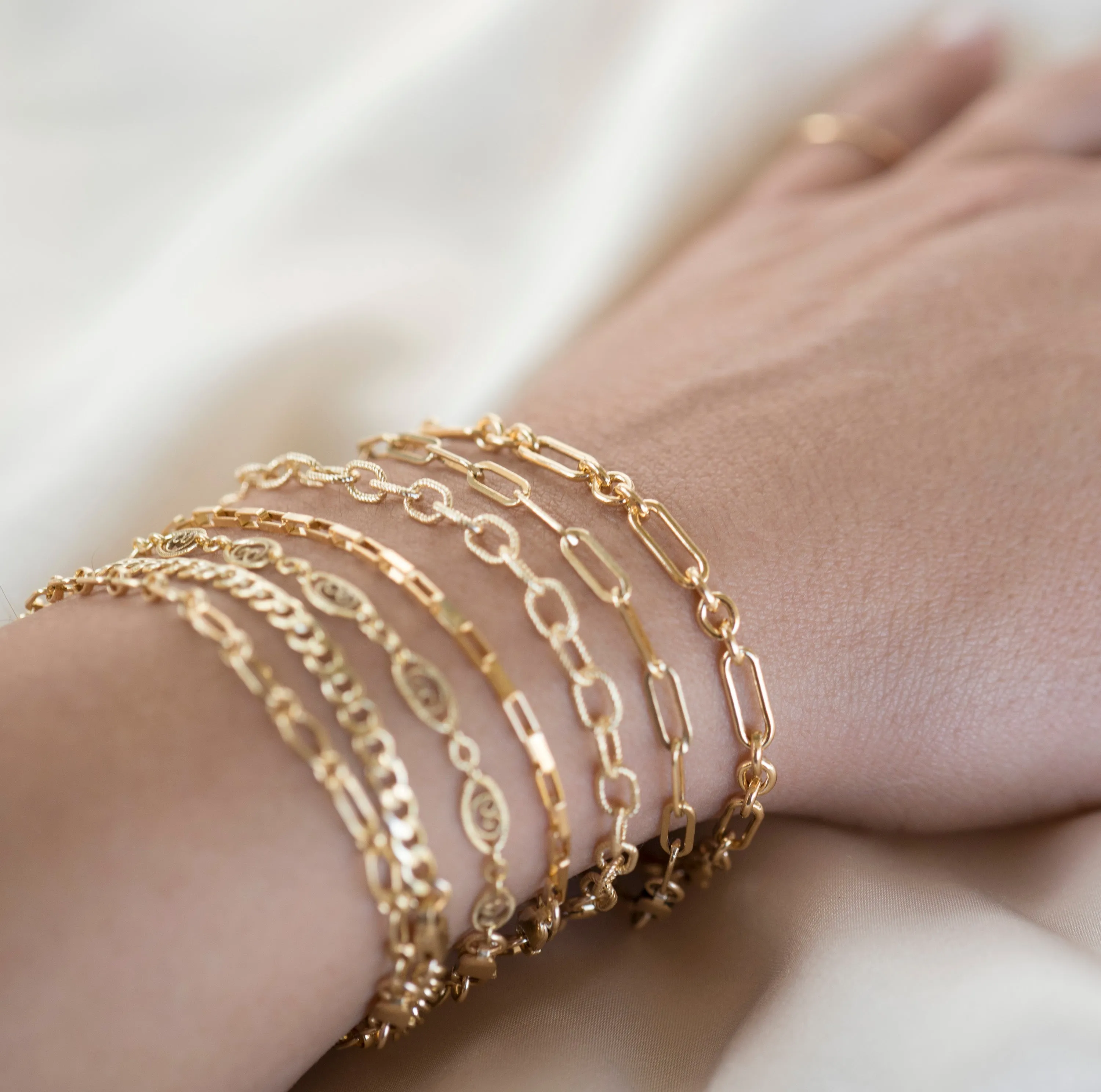 Gold Filled Curb Link Bracelet