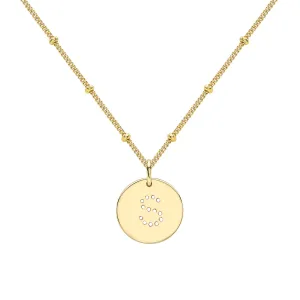 Gold Vermeil Alphabet S Necklace