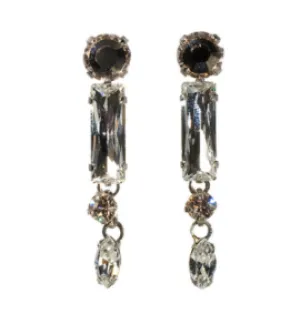 Handsome Crystal Line Drop Earring