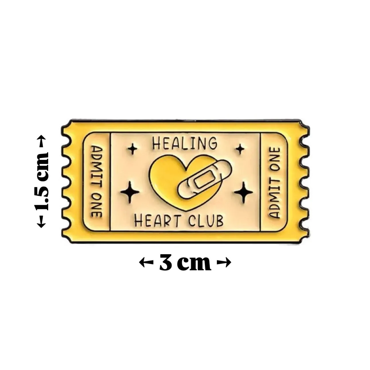 Healing Heart Club Brooch Enamel Pin