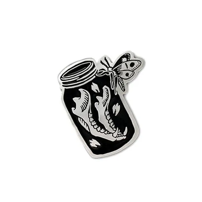 Jaw Bone in Jar · Enamel Pin