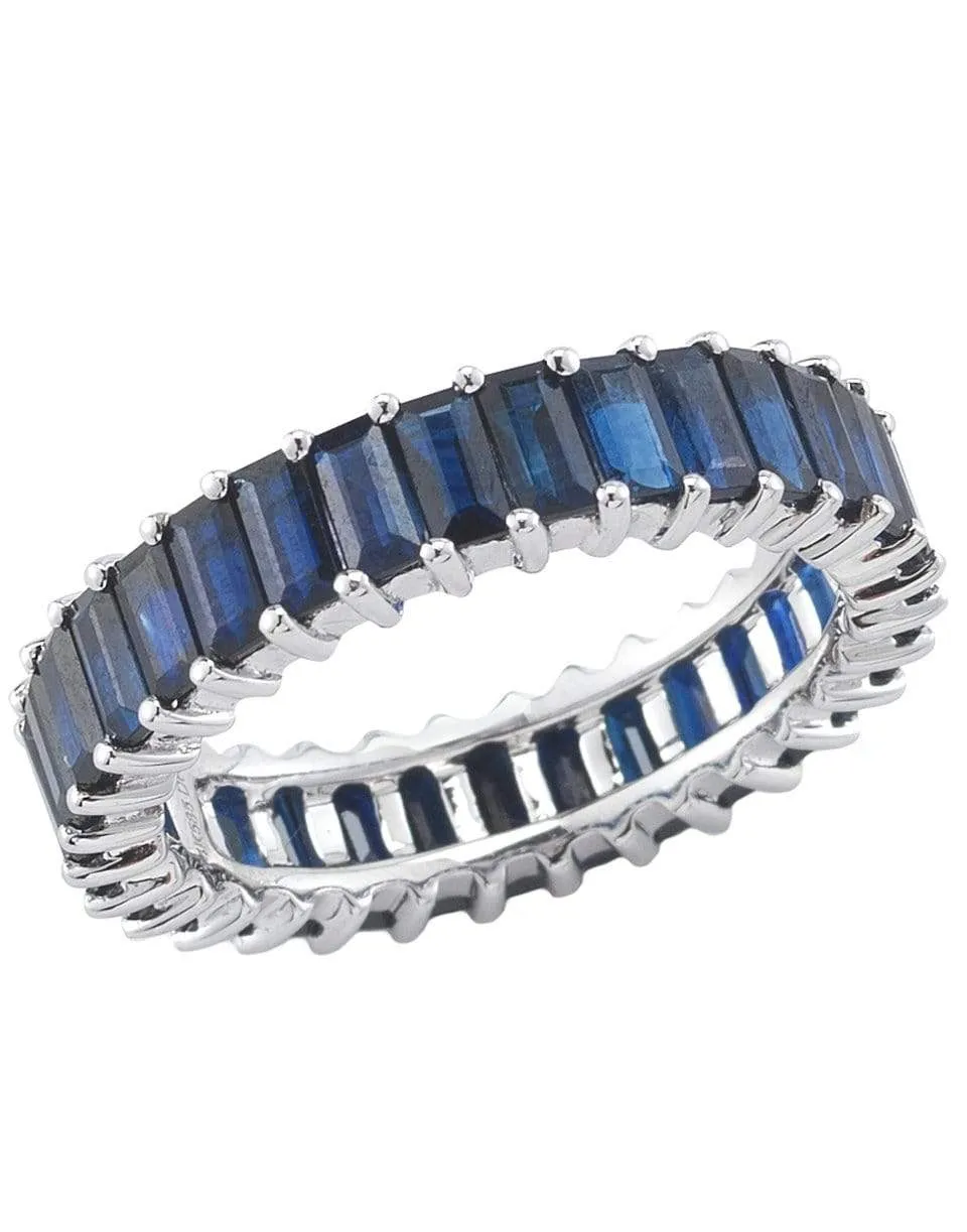 Kristyn Kylie Blue Sapphire Eternity Band